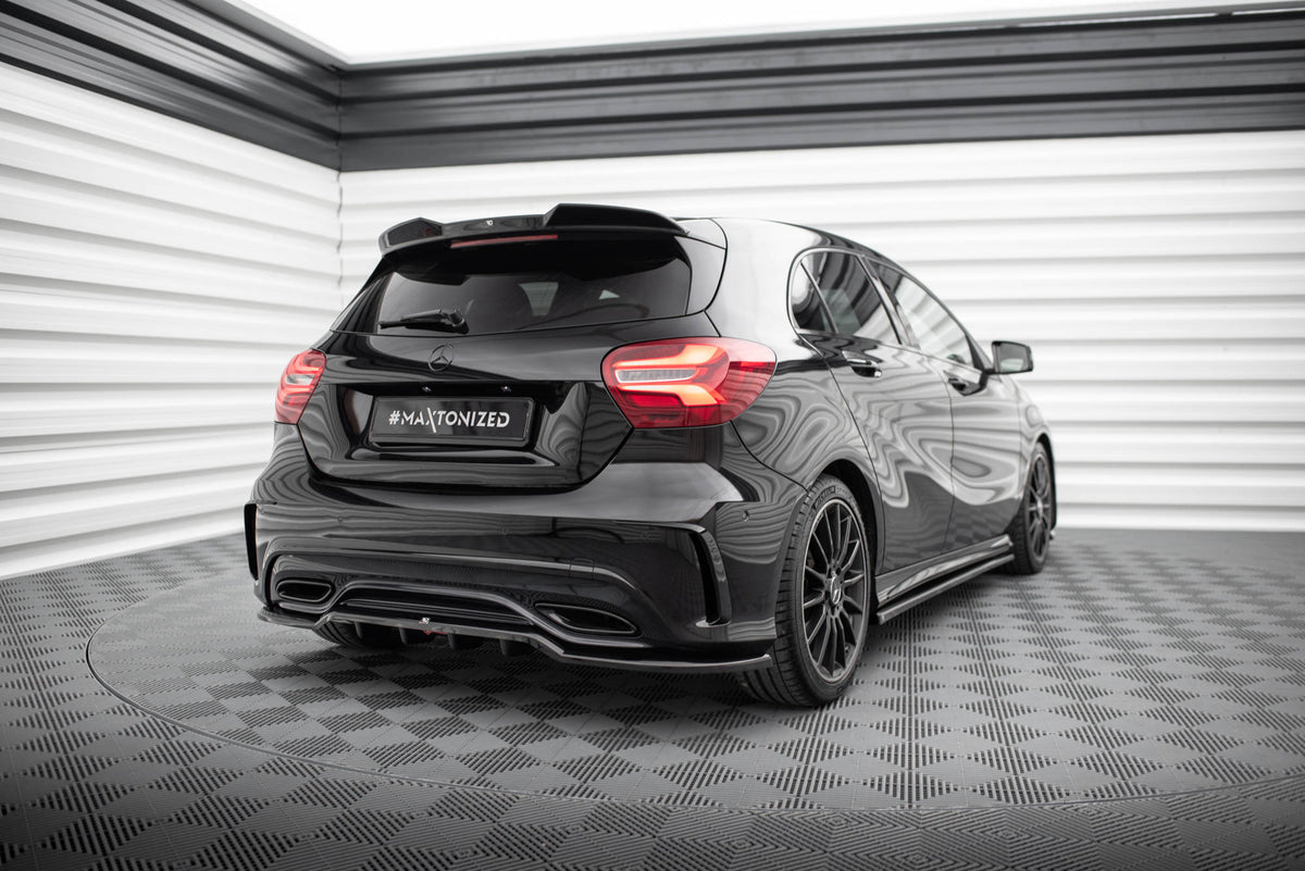 Splittersett Mercedes A AMG-Line W176 Facelift 2015-2018 - ME-A-176F-AMGLINE-SET