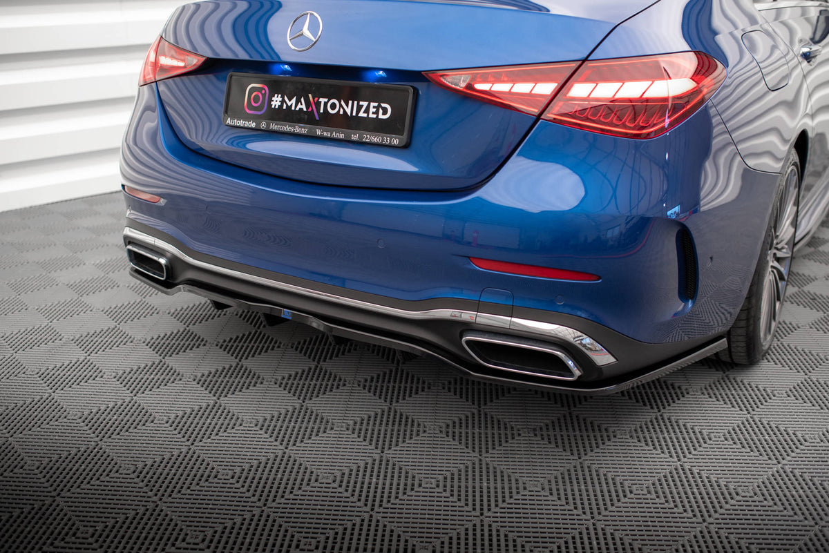 Nærbilde av frontsplitter til Mercedes-Benz C-Klasse AMG-Line W206