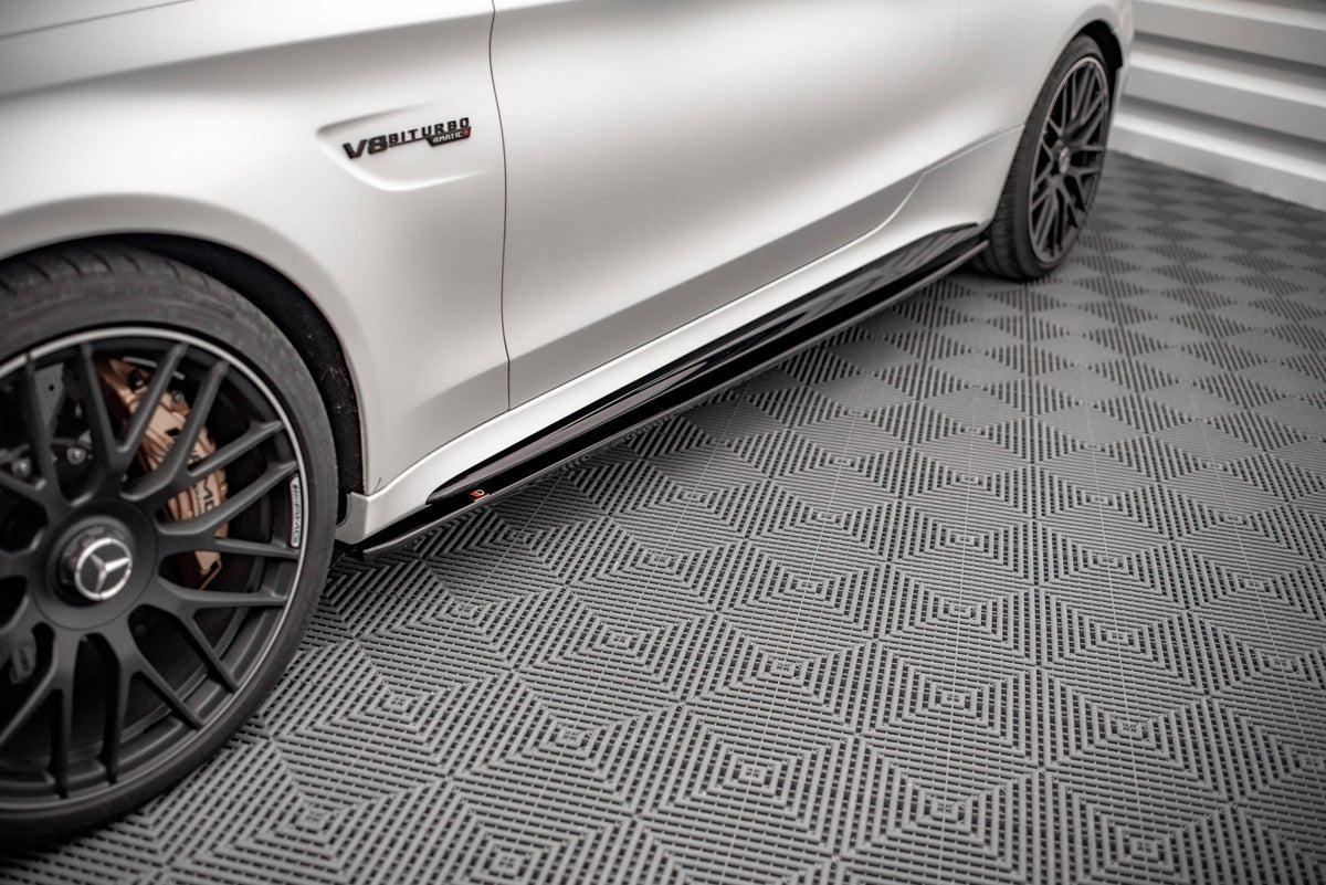 Splittersett Mercedes C 63 Coupé AMG Aero Pack C205 Facelift - ME-C-205F-AMG-C-SET