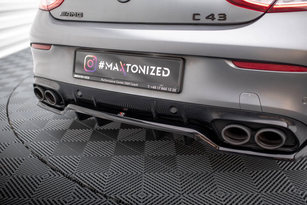 Splittersett Mercedes C43 AMG Coupe C205 Facelift - ME-C-205F-43-C-SET