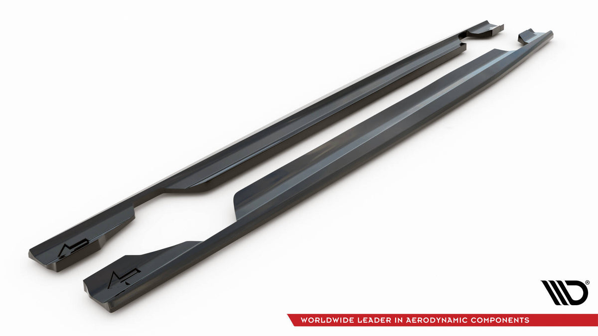 Komplett Maxton splittersett til Mercedes C43 Coupe C205 ovenfra