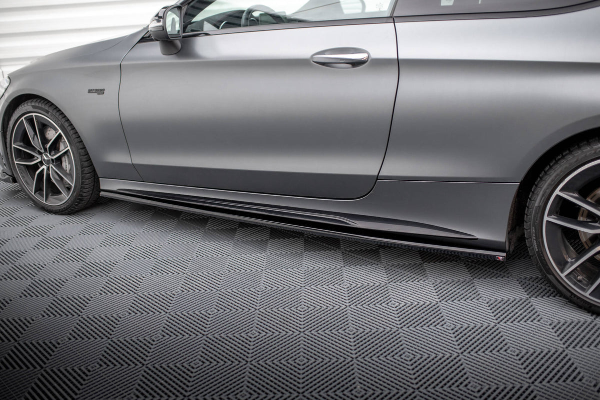 Splittersett Mercedes C43 AMG Coupe C205 Facelift - ME-C-205F-43-C-SET