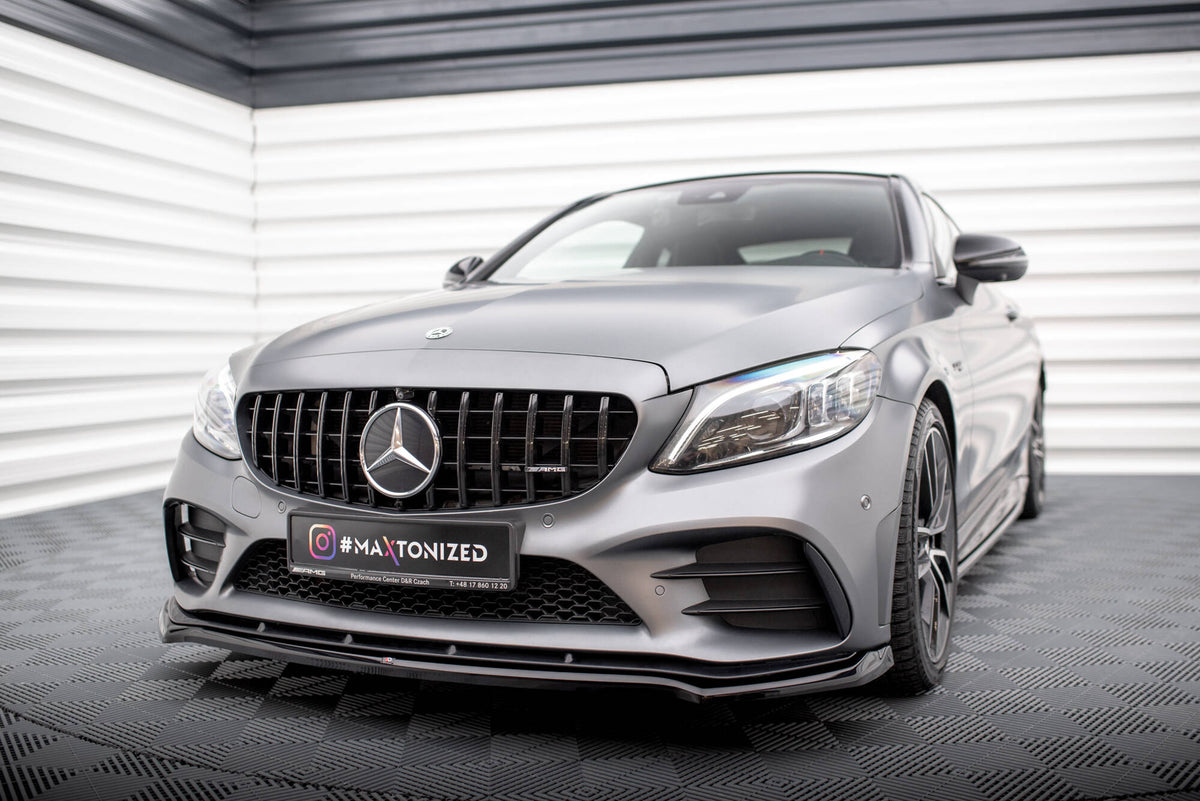 Splittersett Mercedes C43 AMG Coupe C205 Facelift - ME-C-205F-43-C-SET