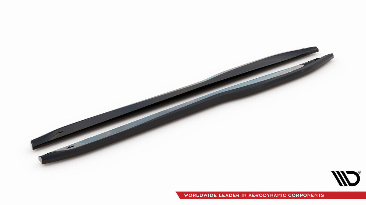 Front splitter Mercedes GLC AMG-Line X254 – nærbilde monteringsflate med 3M tape