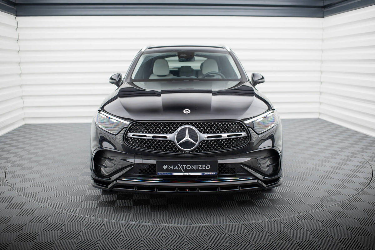 Sideskjørt diffusor Mercedes GLC AMG-Line X254 – høyre side, blank sort ABS-plast