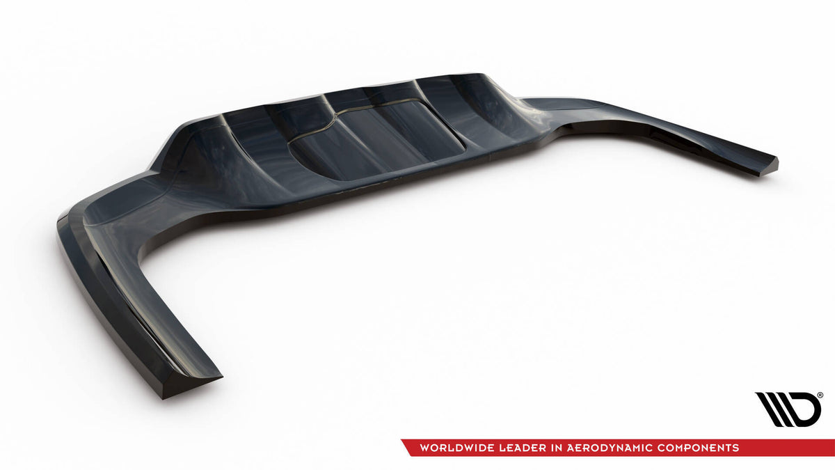 Montert front splitter på Mercedes GLC Coupe AMG-Line C254 – Maxton Design 3M tape feste