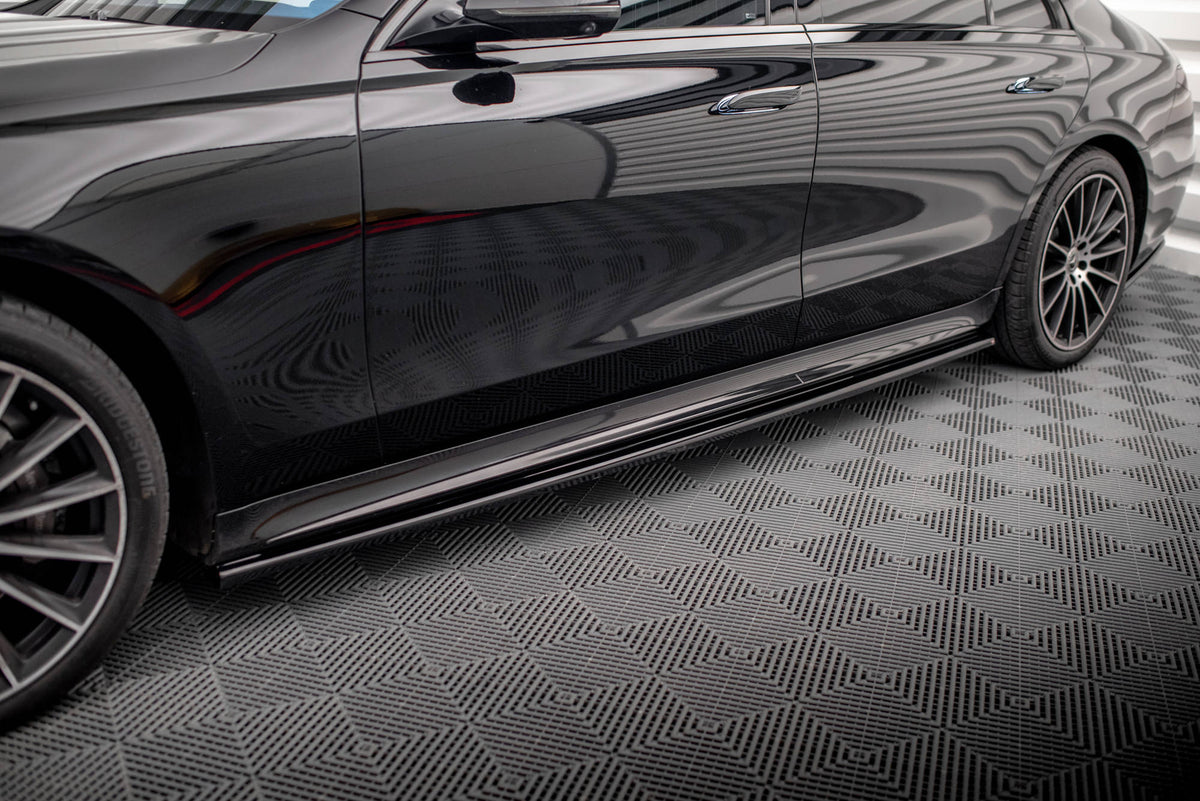 Front splitter undertilpassning Mercedes W223 AMG-Line støtfanger