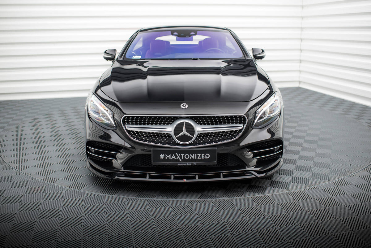 Mercedes S Coupe C217 Facelift med fullt Maxton Design stylingpakke forfra