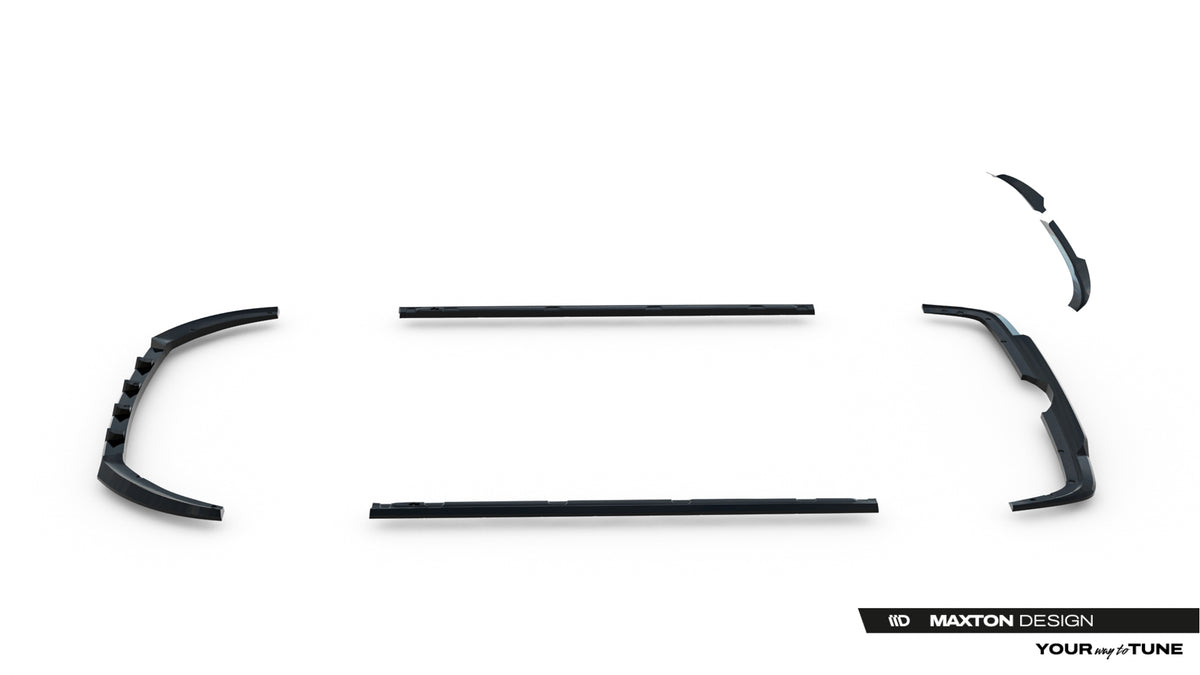 Splittersett Mercedes T-Klasse W420 alle deler i svart ABS-plast