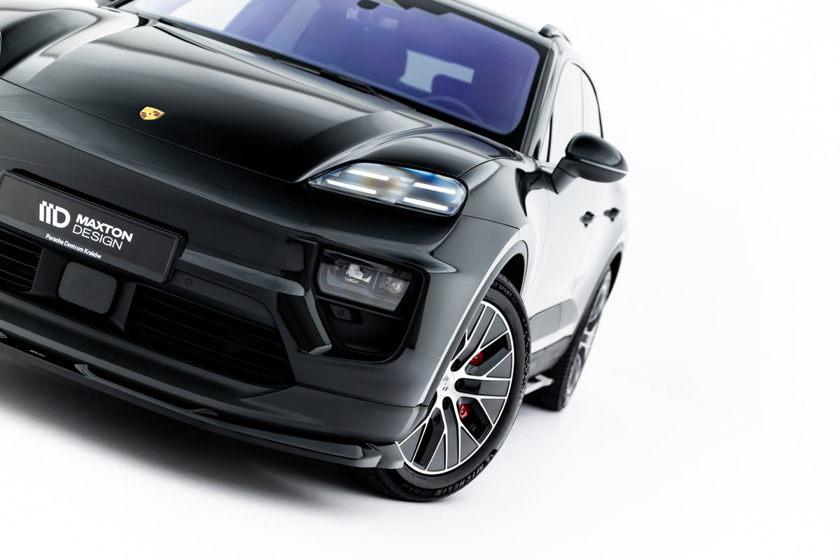 Porsche Macan EV bodykit Maxton Design – isolert front splitter