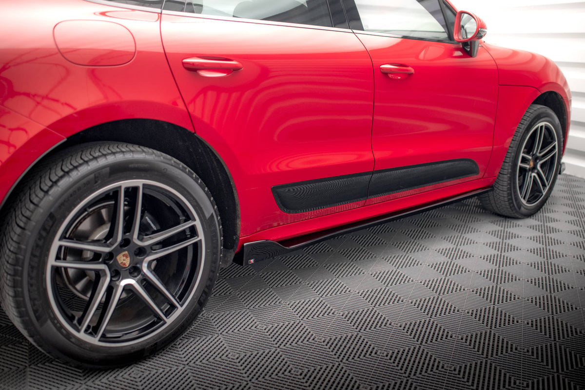 Porsche Macan Sport Design MK1 Facelift splittersett sett fra passasjersiden
