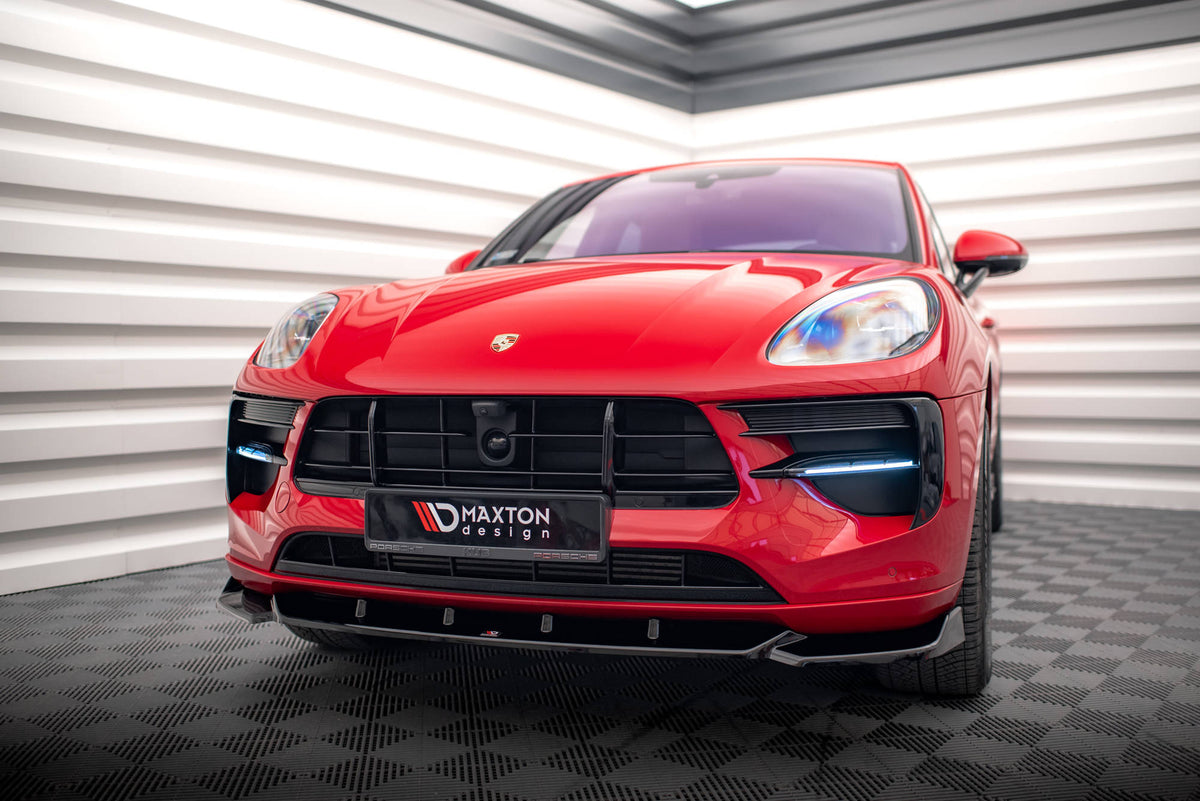 Bakre del av splittersett til Porsche Macan GTS MK1 Facelift tilhengerfeste-kompatibel