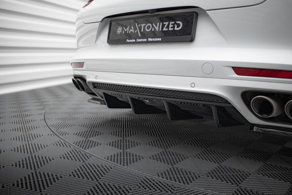 Produktbilde splittersett til Porsche Panamera GTS 971, sort ABS-plast