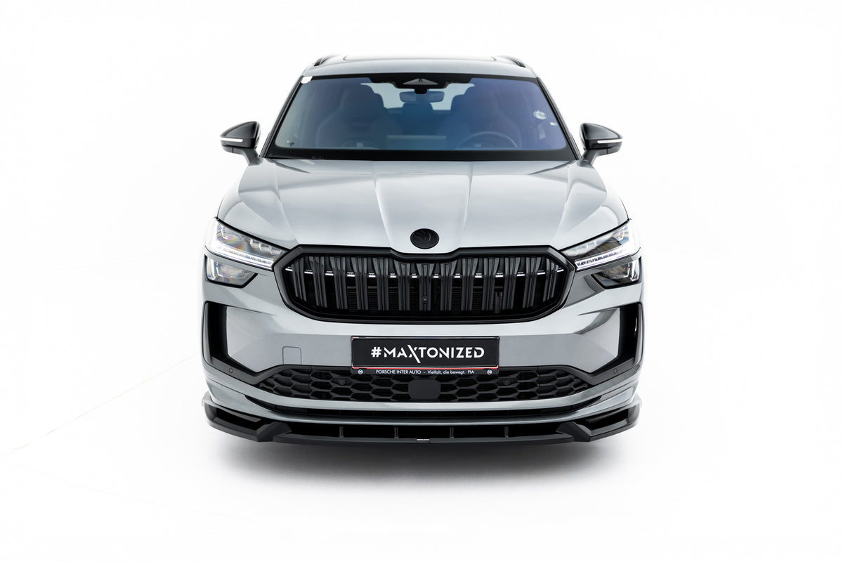 Frontsplitter til Skoda Kodiaq Sportline Mk2 i blank sort