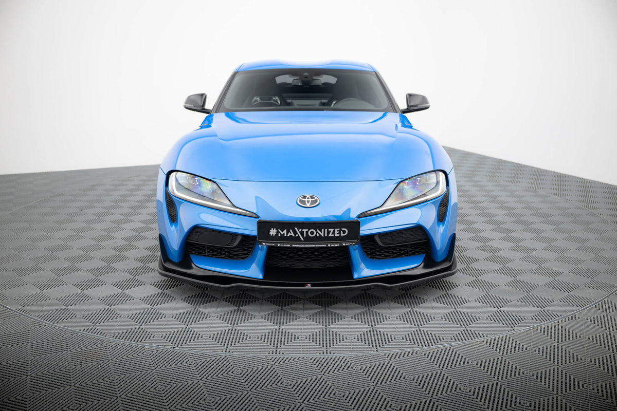 Splittersett Maxton Design Supra MK5 front splitter ovenfra
