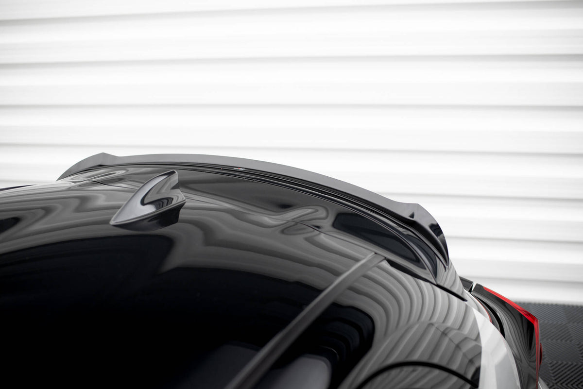 Front splitter i matt svart ABS-plast for Toyota Yaris GR Sport MK4