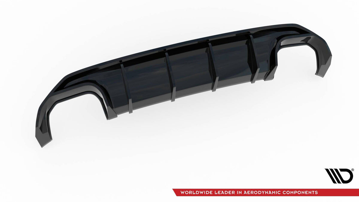 Sidevisning av Audi A3 S-Line Sportback 8Y med splittersett V.1 som gir helhetlig aerodynamisk look