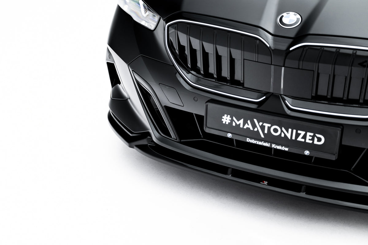 Maxton BMW G60 M-pakke splittersett V.1, frontsplitter underkant detalj svart