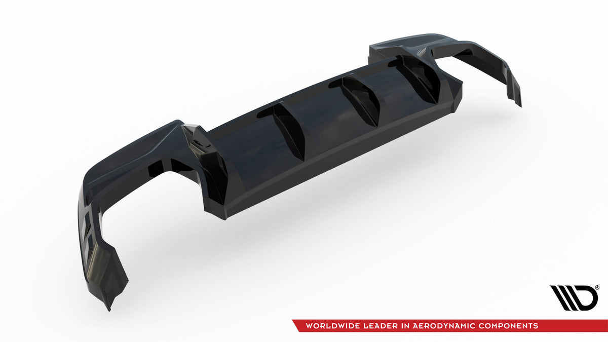 Splittersett BMW F70 M135I V.1 - bakparti med diffuser montert