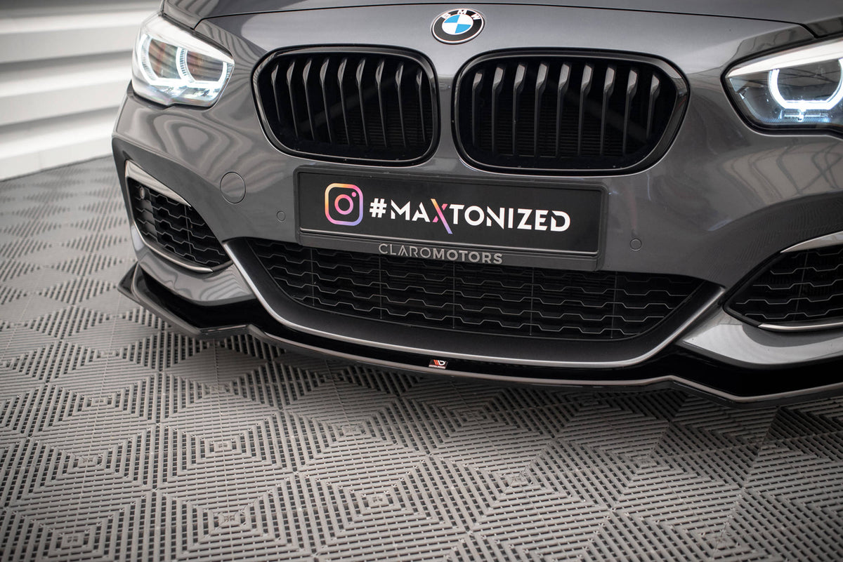 Splittersett BMW M140i F20 Facelift V.1 komplett pakke lagt ut før montering