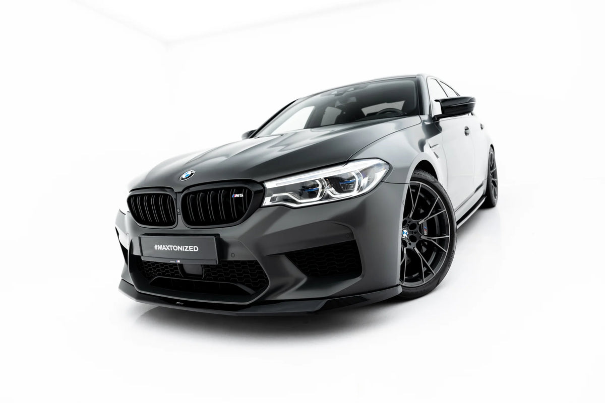 Sideskjørt diffusers til BMW M5 F90 i blank sort ABS