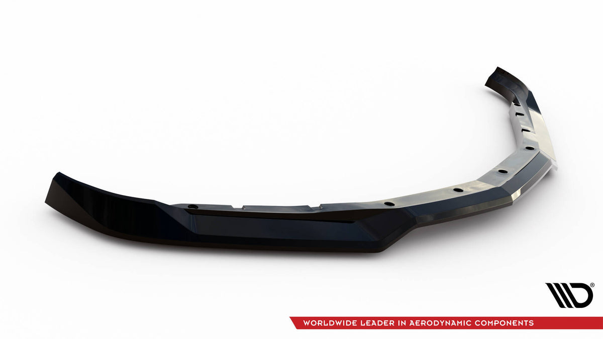 Spoiler cap til Camaro SS Mk6 Facelift i sort ABS-plast, vist bakfra