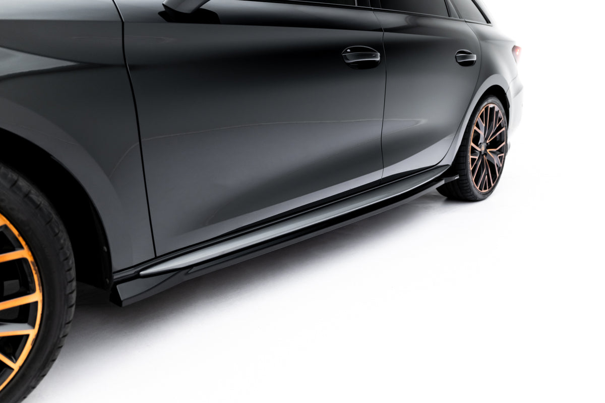 Cupra Leon ST Mk1 Facelift med komplett Maxton splittersett montert