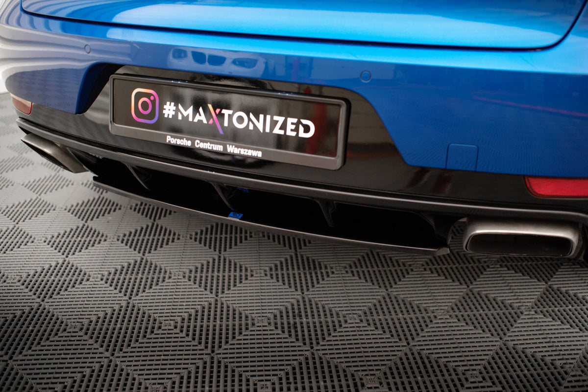 Komplett splittersett V.1 for Porsche Macan MK1 – alle deler i sort finish