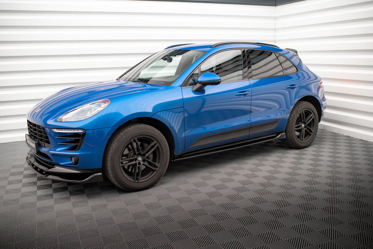 Splittersett V.1 for Porsche Macan MK1 2014-2018 – komplett sett sett forfra