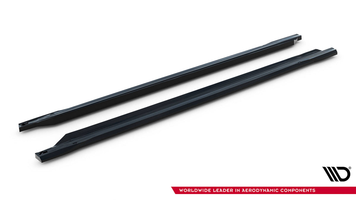 Bodykit splitter V.1 til VW Golf 8 GTI Clubsport / GTI Facelift på Golf 8 med fabrikkfanger