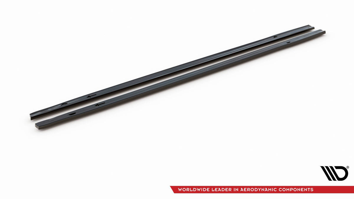 Bodykit splitter V.1 VW Golf 8 GTI Facelift vist fra venstre side