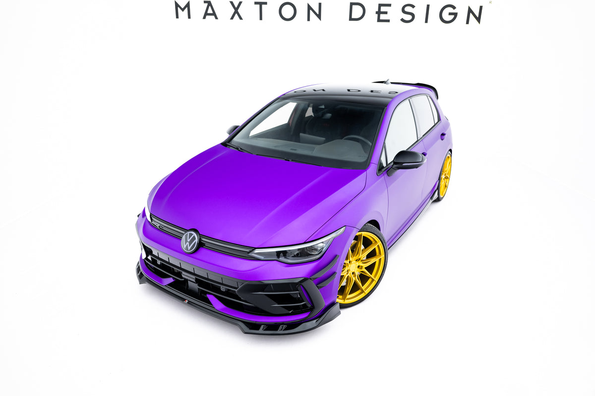 Bodykit splitter V.1 VW Golf 8 R Facelift vist fra venstre side