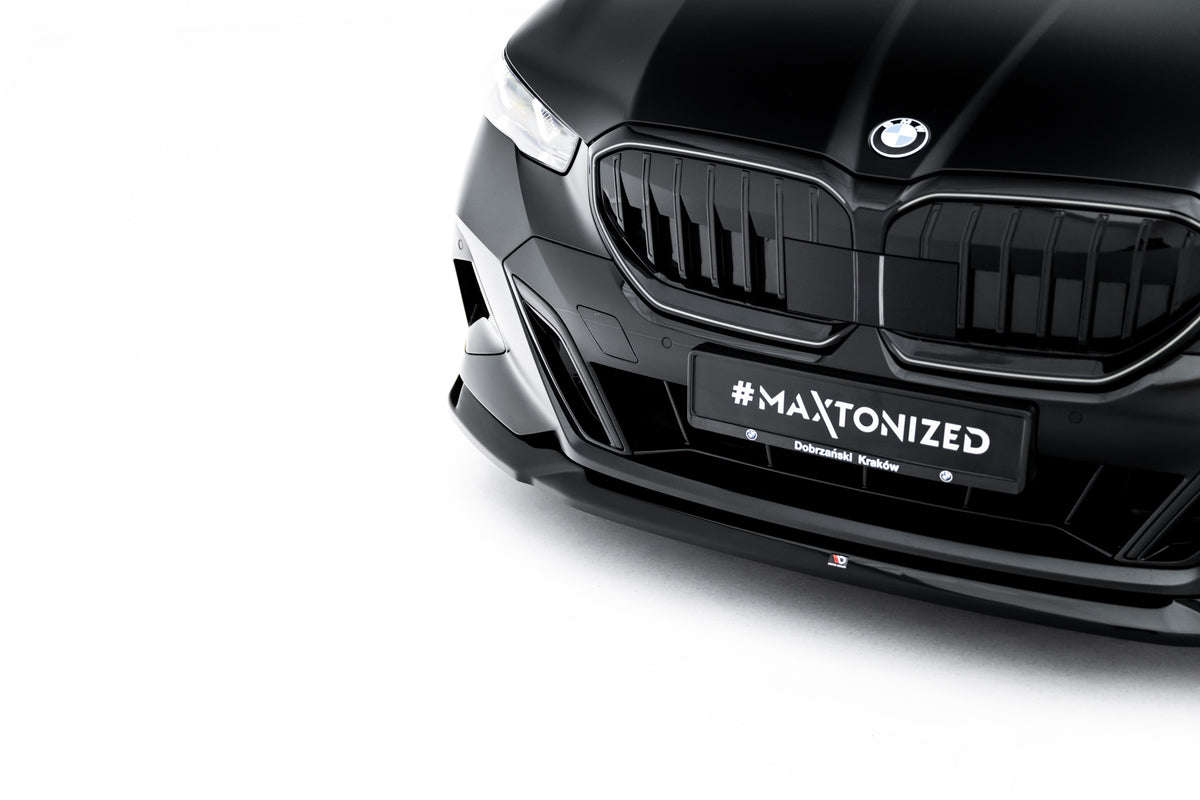 BMW G60 M-Pakke V.2 splittersett – sideskjørt montert svart ABS-plast Maxton Design