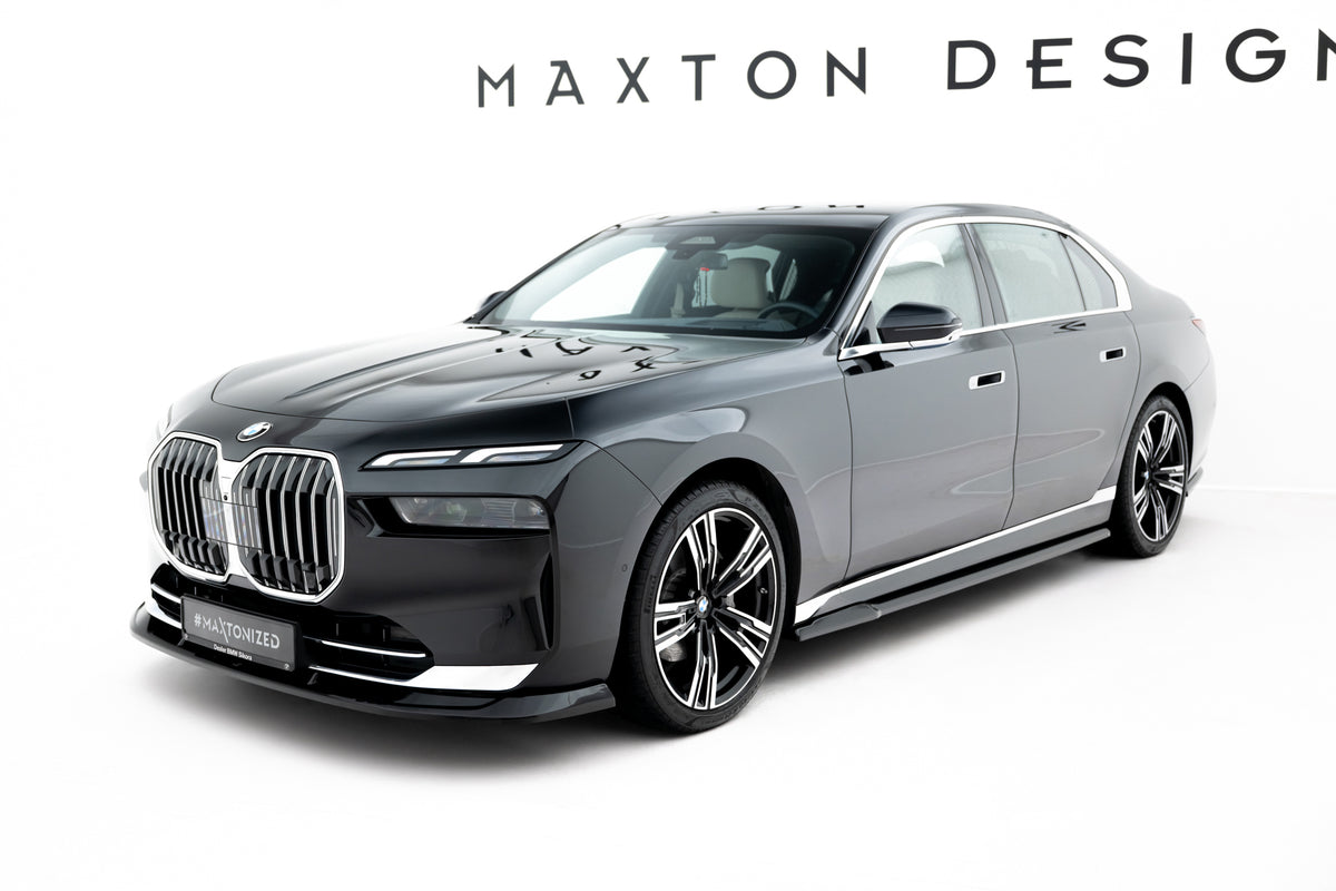 Splittersett V.2 til BMW 7 Serie G70 i svart ABS-plast – Maxton Design