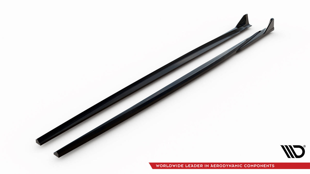 BMW M140i F20 Facelift med splittersett V.2 fotografert i lavt perspektiv forfra