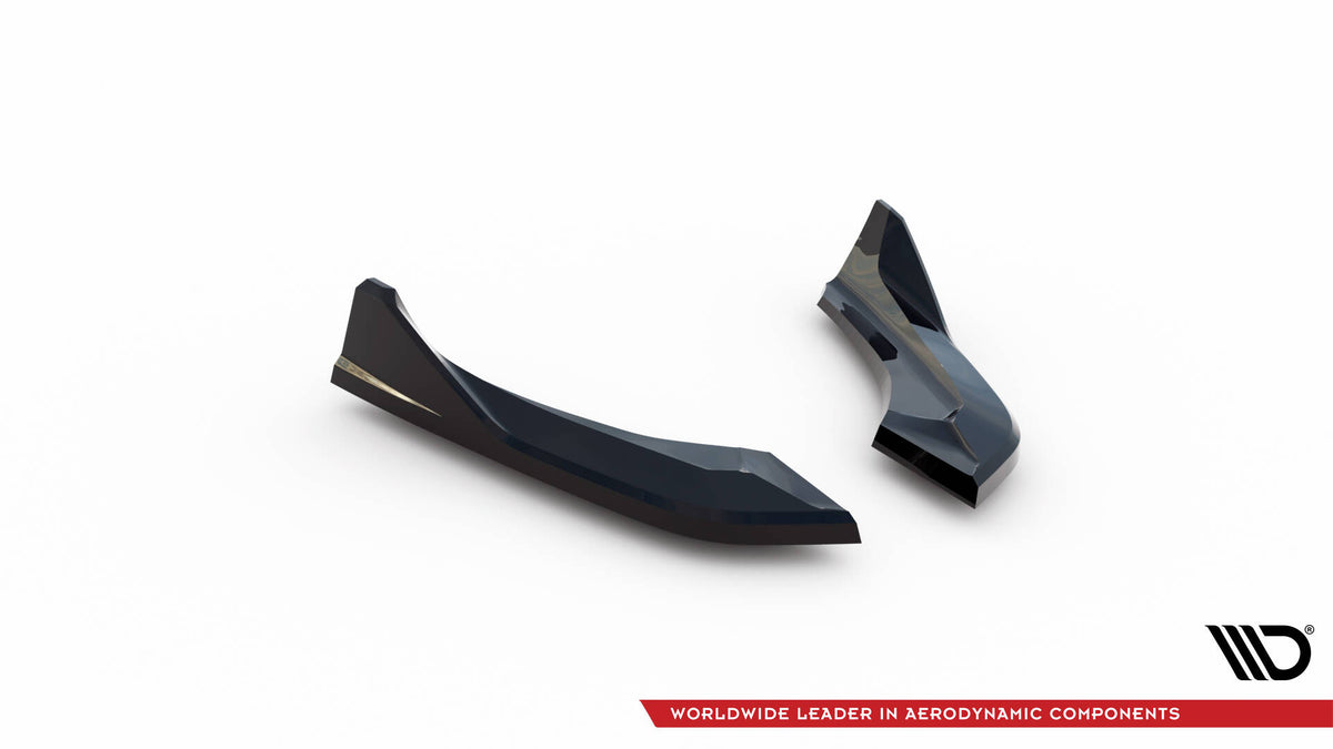 Monteringsdetalj splittersett V.2 BMW M140i F20 Facelift – festepunkter synlig