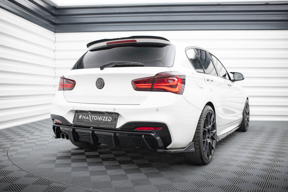 Sideskjørt-splittere fra splittersett BMW M140i F20 Facelift V.2 i høyglans sort