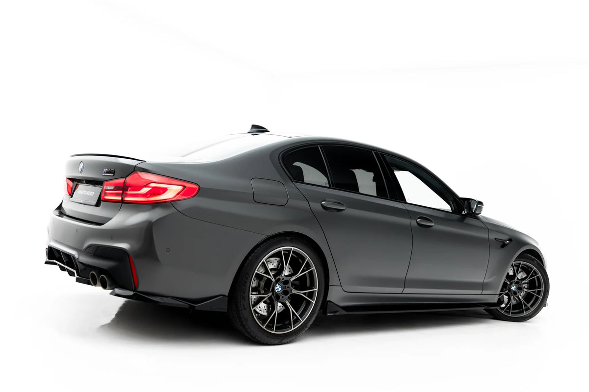 Blank sort ABS-overflate på splittersett til BMW M5 F90