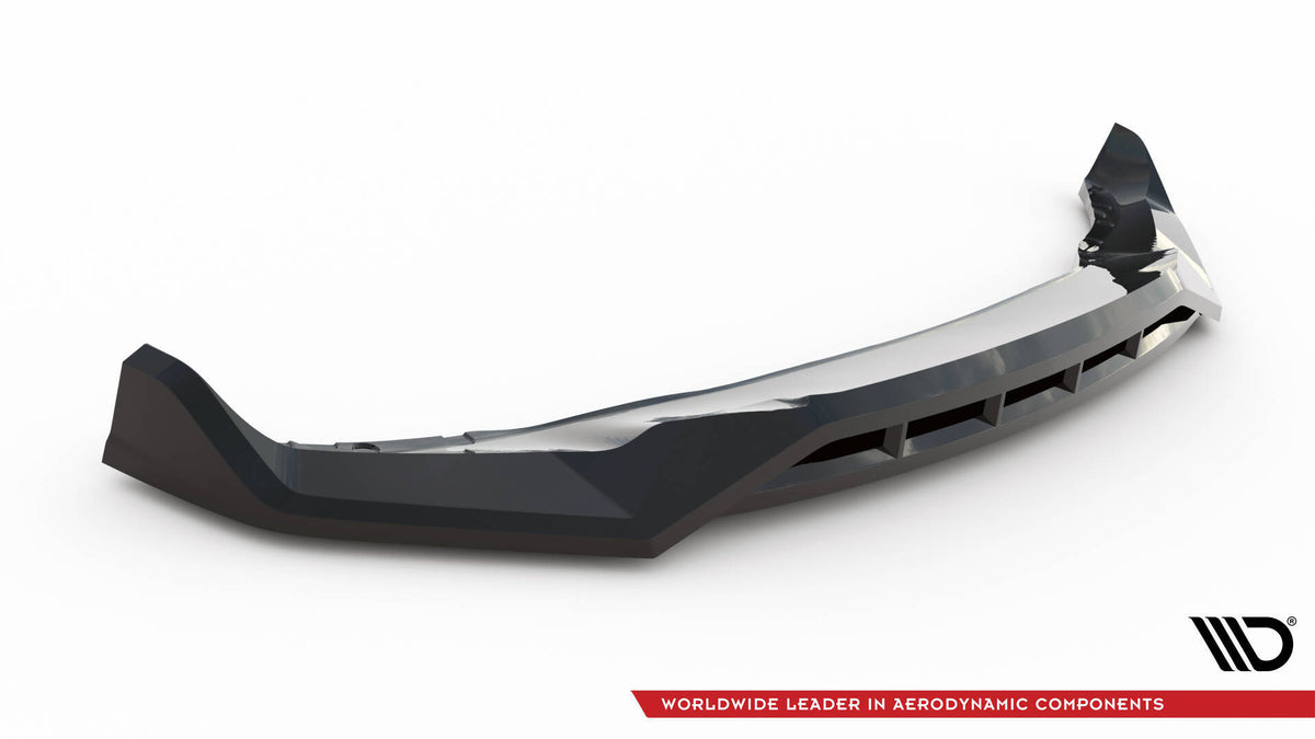 Komplett splittersett V.2 for BMW X5 G05 med alle fire deler lagt ut