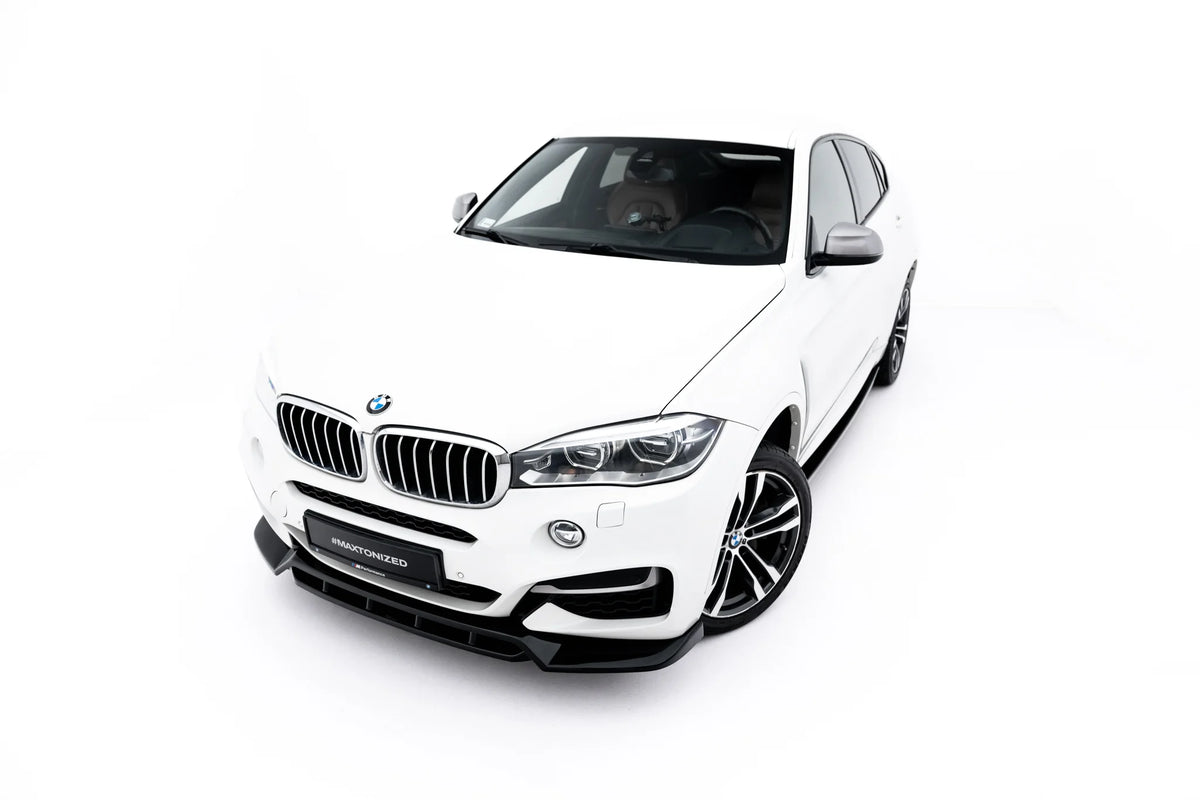 Sideskjørt-diffusere til BMW X6 M-Pack F16 i gloss black