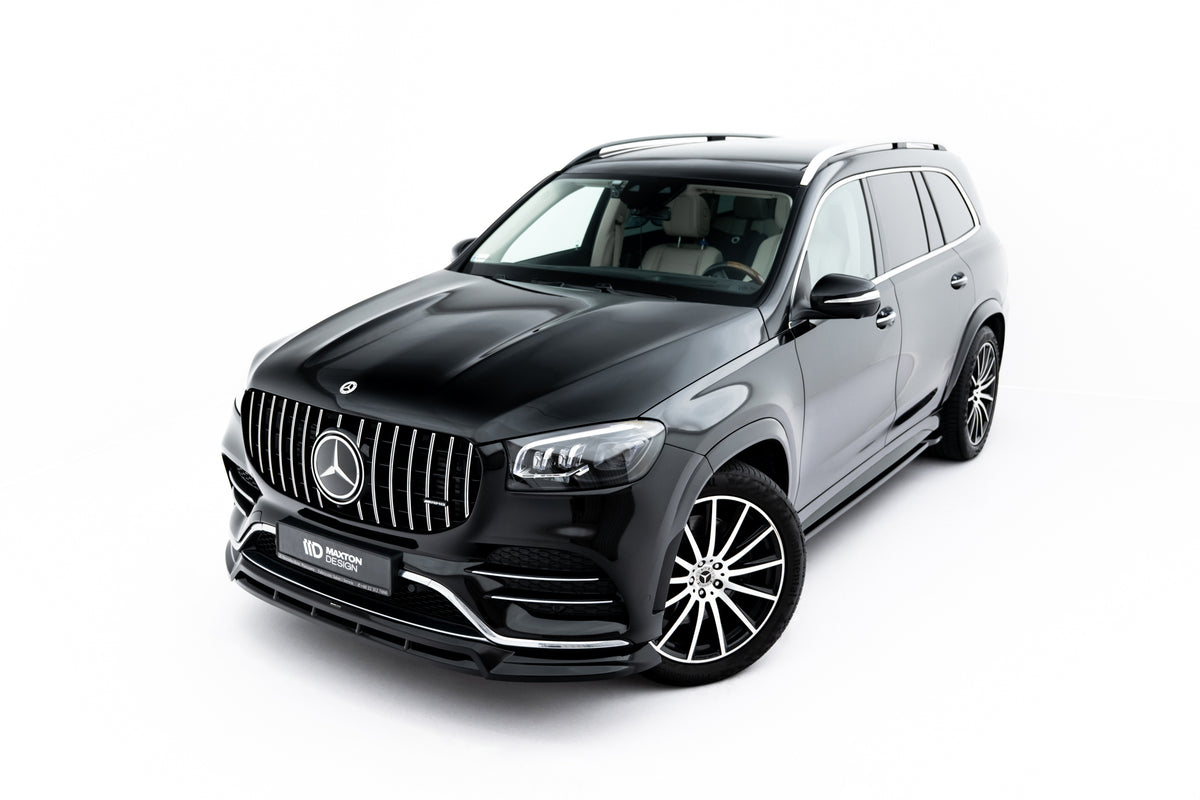 Frontsplitter fra splittersettet montert på Mercedes GLS X167