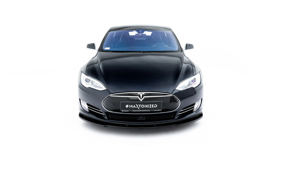 Sideskjørt diffusers i Gloss Black til Tesla Model S Mk1