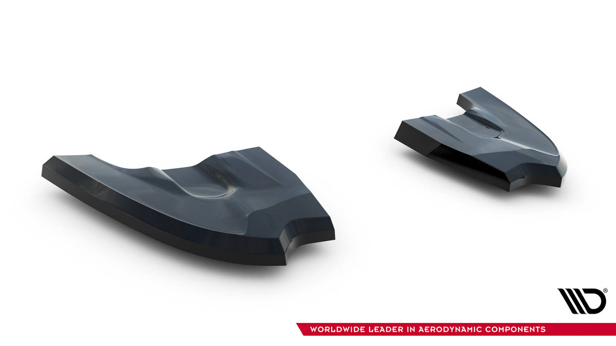 Bodykit splitter V.2 VW Golf 8 GTI Clubsport / GTI Facelift sett rett fra siden