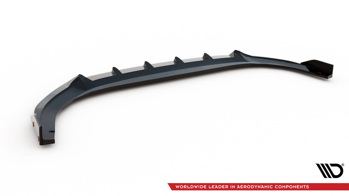 Splittersett V.2 for VW Golf 8 GTI Facelift vist fra venstre side