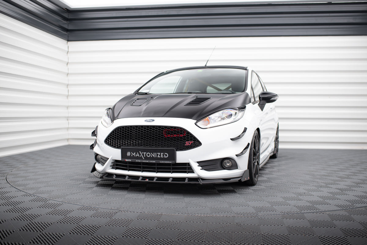 Sideskjørt diffusers i sort ABS til Ford Fiesta ST Mk7 Facelift