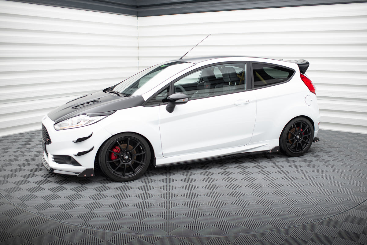Splittersett i ABS Gloss Black til Ford Fiesta ST Mk7 Facelift