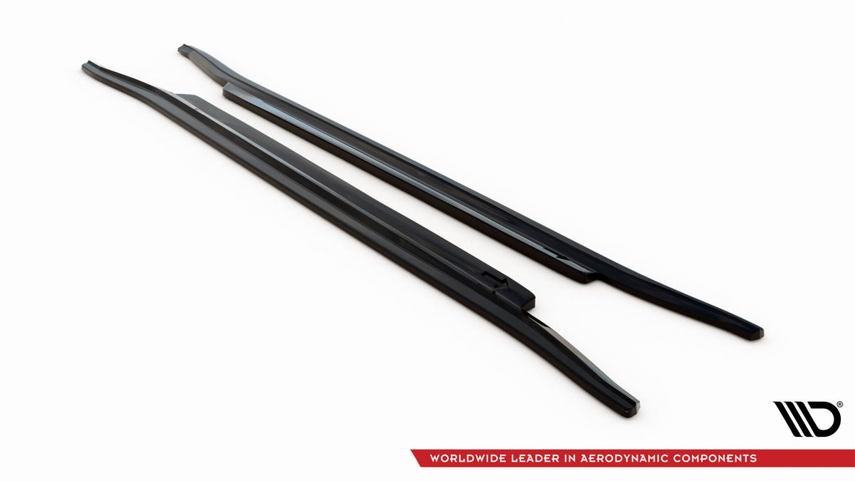 Frontsplitter for VW Arteon R-Line med synlig leppeprofil og monteringspunkter