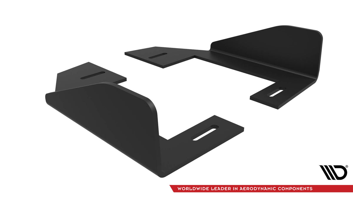 Innhold i pakken med sideflaps og monteringssett for Kia Ceed GT MK3 Facelift