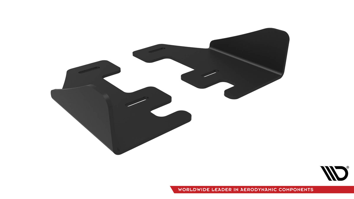 Street Pro sideflap for Subaru WRX STI MK1 vist fra siden med matt svart overflate