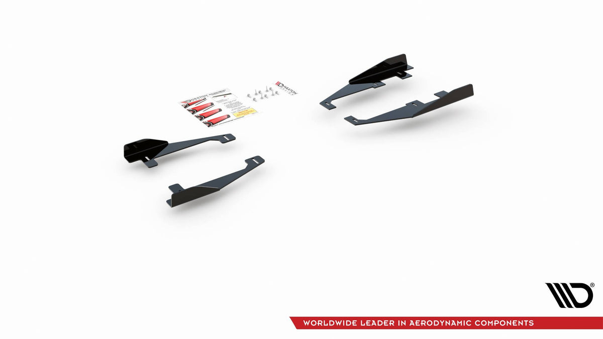 Maxton Street Pro sideflaps for VW Arteon R-Line med medfølgende monteringssett